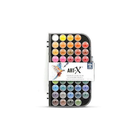 Rich Art-x 48 Renk Premıum Tablet Suluboya Seti - Su Hazneli Fırça Hediyeli Sulu Boya Fiyatı