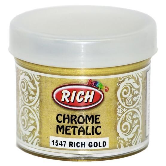 Rich Chrome 1547 Rich Gold 60 cc Metalik Extra Simli Sedefli Boya