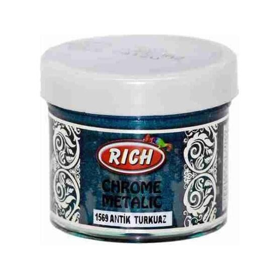 Rich Chrome 1547 Rich Gold 60 cc Metalik Extra Simli Sedefli Boya
