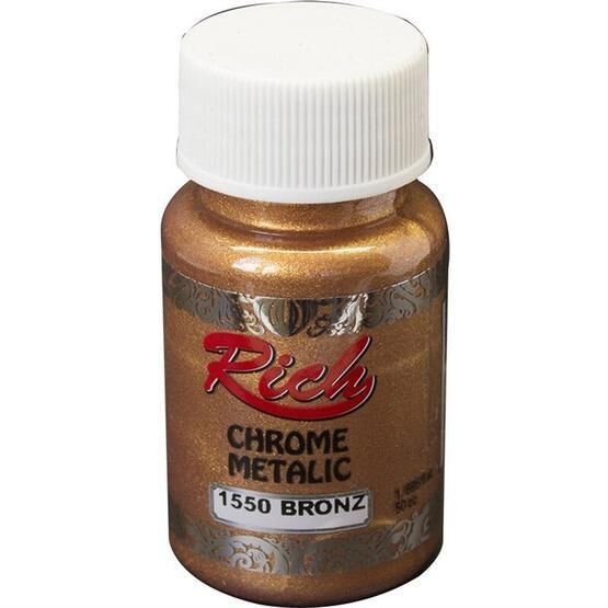 Rich Chrome 1550 Bronz 60 cc Metalik Extra Simli Sedefli Boya