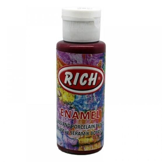 Rich Enamel Bordo 324 Cam ve Seramik Boyası Cam Boyası Fiyatı