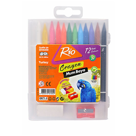 Rio Mum Boya 12'li Pastel Boya Fiyatı
