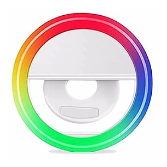 River World Led Mandallı RGB Bilgisayar Telefon Tablet Uyumlu Selfie Işığı Aparatı Selfie - Özçekim Çubuğu Fiyatı