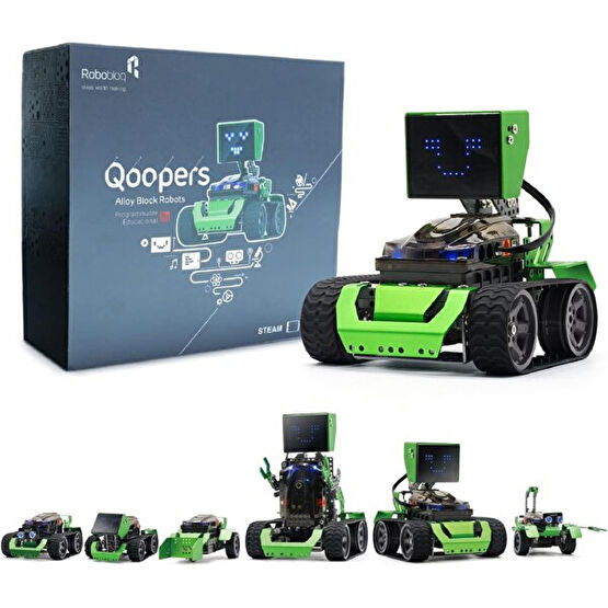 Robobloq Qoopers 6'sı 1 Arada Programlama Robotu Yapı Kiti B07Z4Hjf35 Teknolojik Oyuncak Fiyatı