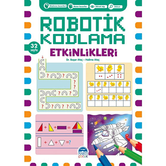 Robotik Kodlama Etkinlikleri - 18 - Başar Ataç - Halime Ataç Zeka Geliştirici Kitaplar Fiyatı