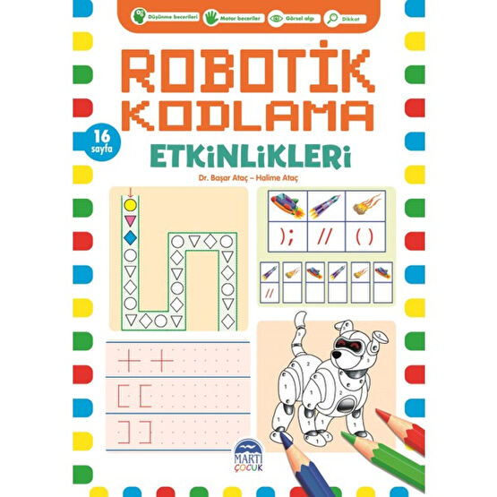 Robotik Kodlama Etkinlikleri - 7 - Başar Ataç - Halime Ataç Zeka Geliştirici Kitaplar Fiyatı