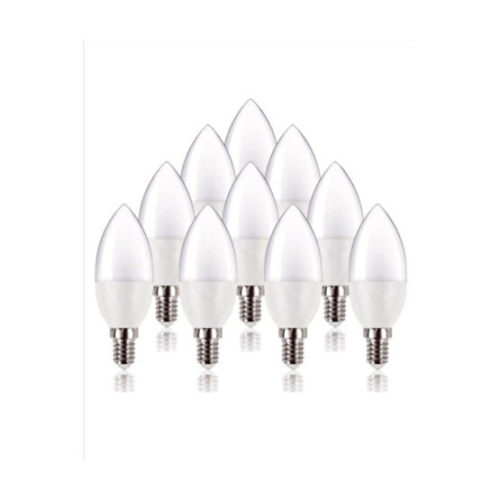 RONİ Led Mum Ampul 7 Watt 10 Adet Beyaz Işık E 14 Ince Duy Klasik Ampul Fiyatı