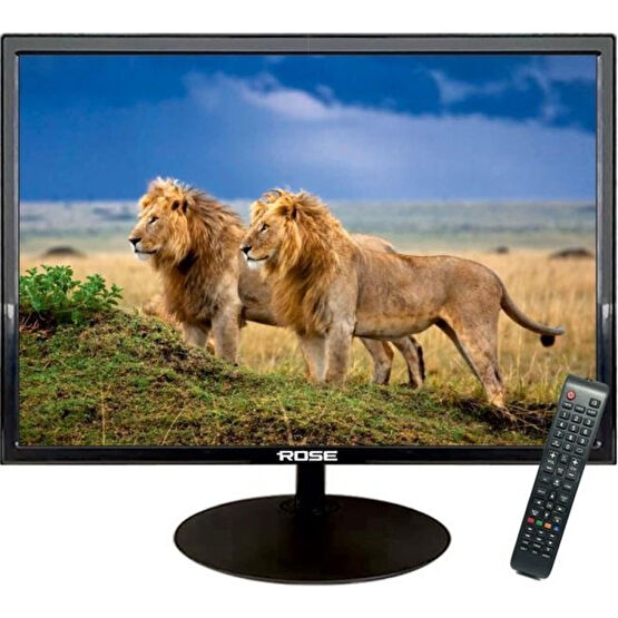 Rose CM-119 19" 49 Ekran HD LCD Monitör Hoparlörlü TV (12V Girişli) Televizyonlar Fiyatı