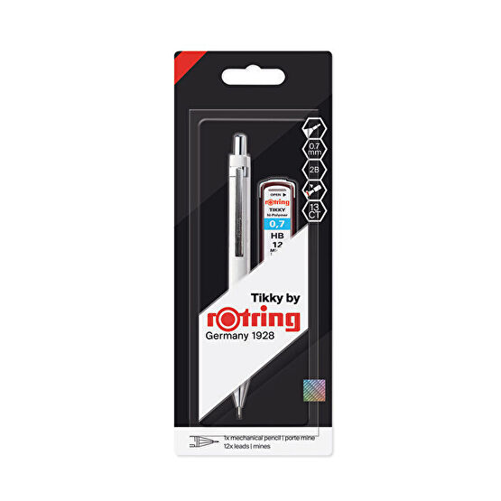 Rotring Tikky Versatil 0.7 Uçlu Kalem + 2B Uç Hediye Beyaz Renkli Kalem Mekanik Kurşun (Versatil) Kalem Fiyatı