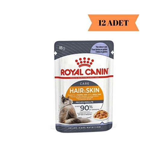 Royal Canin ® Hair & Skin Care Yetişkin Kedi Yaş Maması 85 gr *12