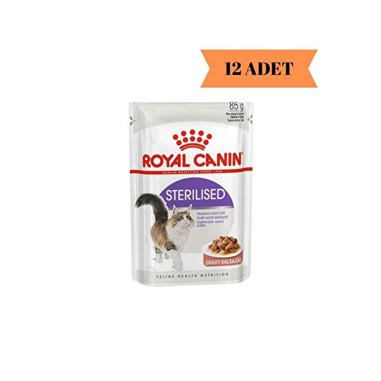 Royal Canin ® Sterilised Gravy Kısırlaştırılmış Yetişkin Kedi Yaş Maması 85 Gr*12