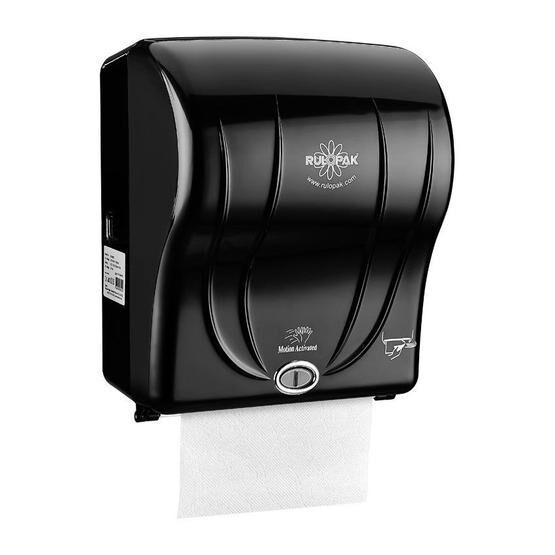 Rulopak R-1301 Siyah 21 cm Sensörlü Kağıt Havlu Makinesi