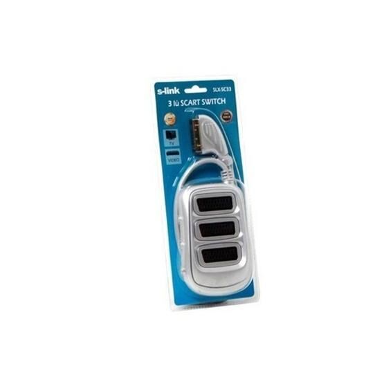 S-link SLX-SC33 Scart Çoklayıcı Kablo