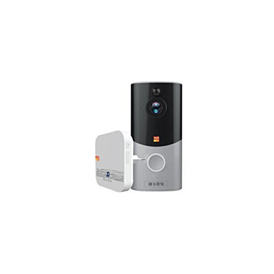 S-Link Swapp Sl-Eg22 1080p HD TF Kartlı Kameralı Wi-Fi Tuya Destekli Akıllı Kapı Zili Güvenlik Sistemi Setleri Fiyatı