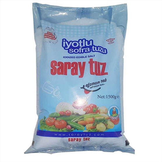 Saray İyotlu Tuz 1,5 kg Tuz Fiyatı