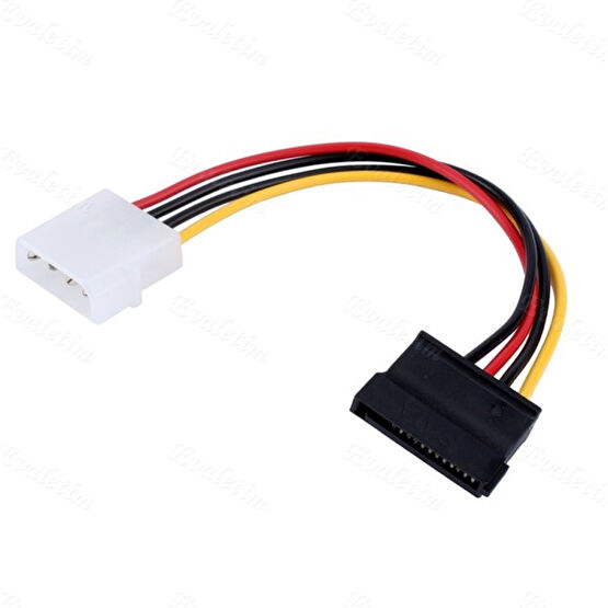 Sata Power Kablo - Beyaz - 1 m Güç Kablosu Fiyatı
