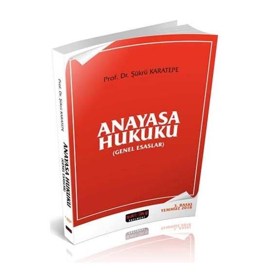 Savaş Yayınevi Şükrü Karatepe Anayasa Hukuku