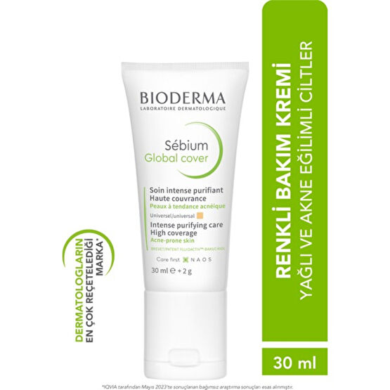 Sebium Global Cover Sivilce Karşıtı AHA ve Salisilik Asit İçeren Renkli Bakım Kremi 30 ml Akne ve Sivilce Bakımı Fiyatı