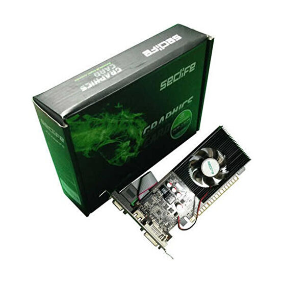 Seclife Nvıdıa GT610 2GB 64Bit DDR3 1620MHz Ekran Kartı Ekran Kartları Fiyatı