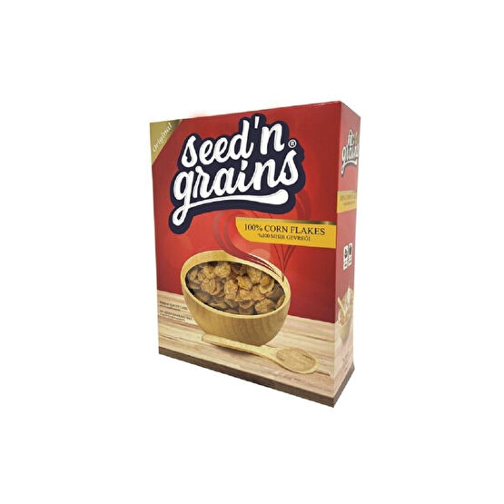 Seedn Grains Şekersiz Corn Flakes Mısır Gevreği 300 G Kahvaltılık Gevrek Fiyatı