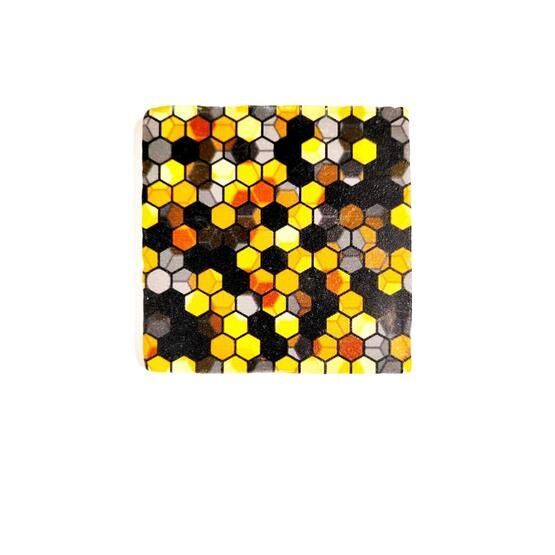 Şeker Portakalım 10X10 cm Dekoratif Figürlü Doğal Taş Gider Kapağı Banyo Süsü Tekli