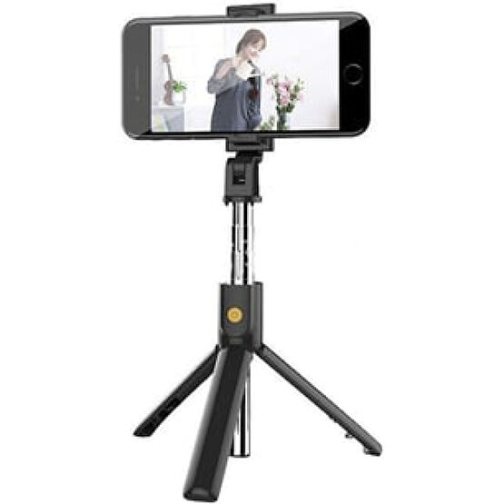Selfie ÇubuğuBluetooth   Uzaktan Kumandalı  Selfie Çubuğu 3 Ayaklı 60 cm Tripod Selfie - Özçekim Çubuğu Fiyatı