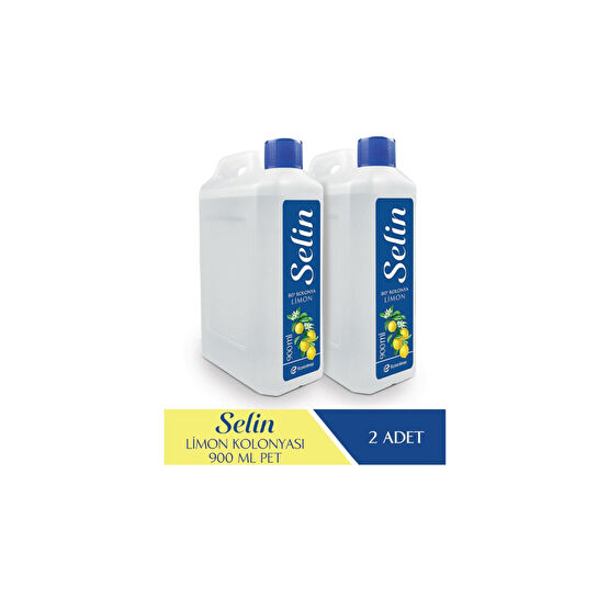 Selin Limon Kolonyası 900 ml Bidon 2li Set Kolonya & Gülsuyu Fiyatı