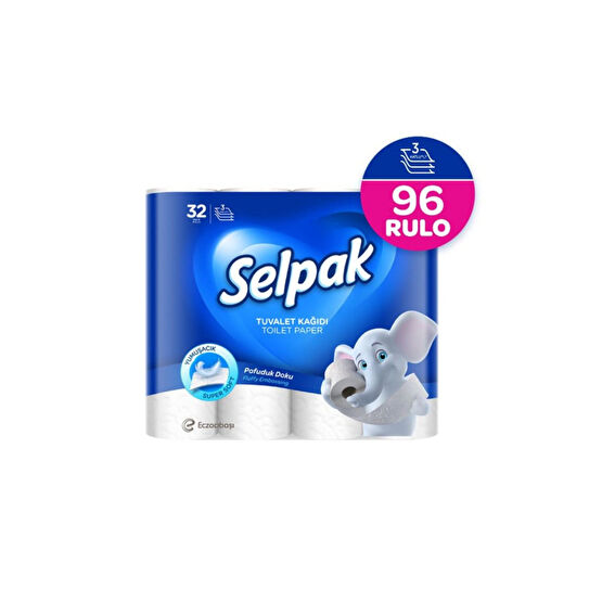 Selpak Tuvalet Kağıdı 32 Li X 3 Adet Tuvalet Kağıdı Fiyatı