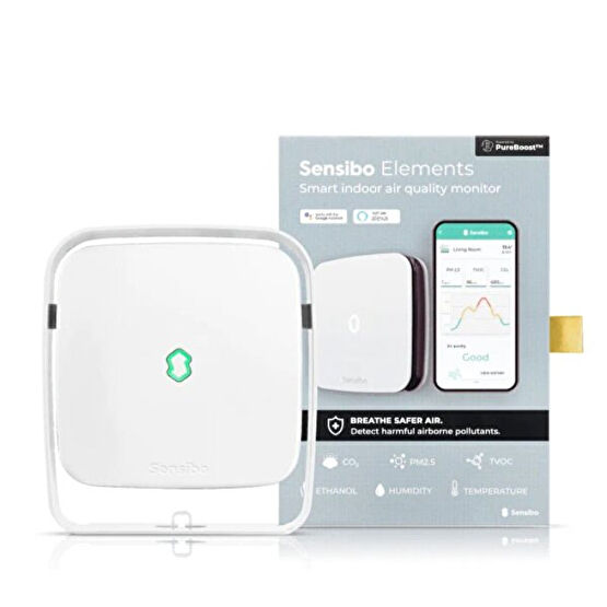 Sensibo Elements Akıllı WiFi Hava Kalitesi Sensörü Güvenlik Sistemi Setleri Fiyatı