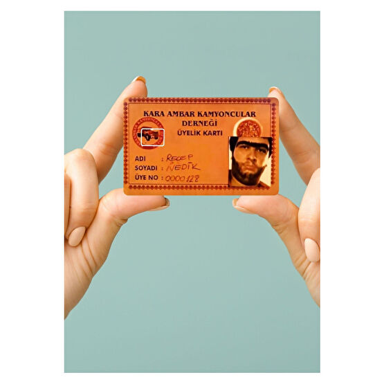 sentirshop Kara Ambar Kamyoncular Derneği Kredi Kartı Kaplama & Sticker Etiket Fiyatı