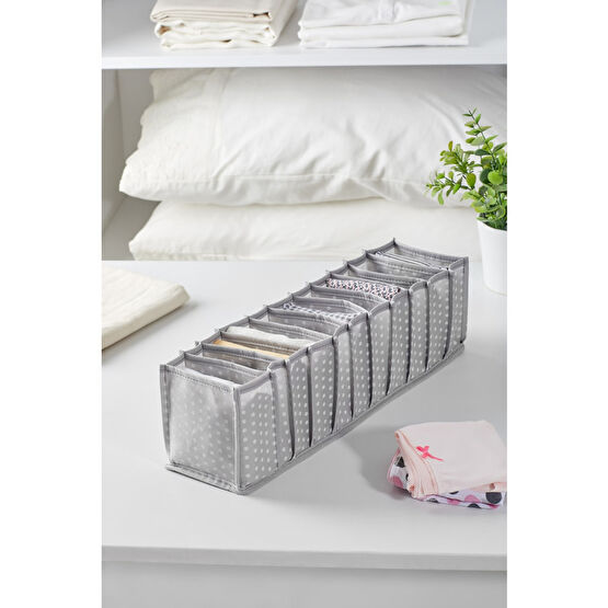 Serstil 11 Gözlü Gri Benekli Çekmece Içi Düzenleyici Organizer – Small - 11 X 41 X 12 Cm Dolap İçi Düzenleyici Fiyatı