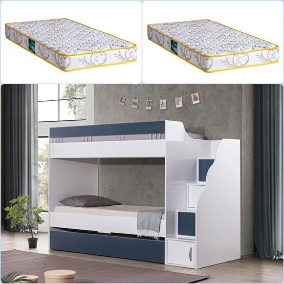 Setay Ranza, Complex Yavrulu Ranza + 2 Comfort Yatak - Mavi - 90 x 190 cm Ranza Fiyatı