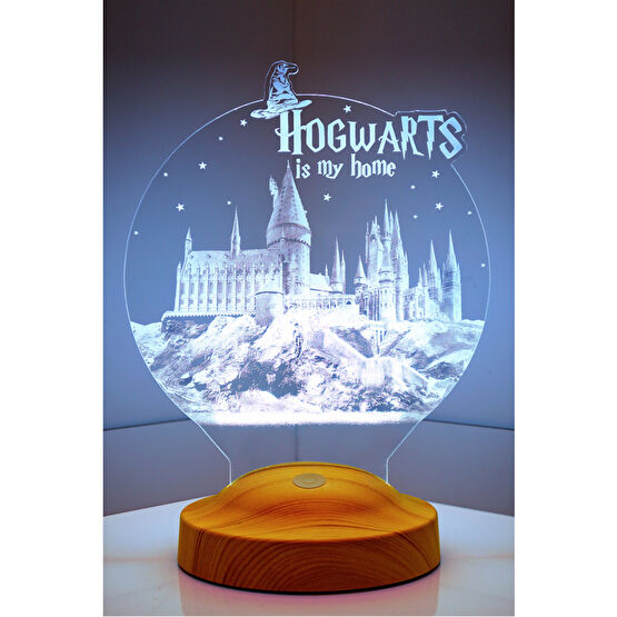 SEVGİLAMBASI Harry Potter Hogwarts Hediyesi 3 Boyutlu Led Lamba Hediyelik Eşya Fiyatı