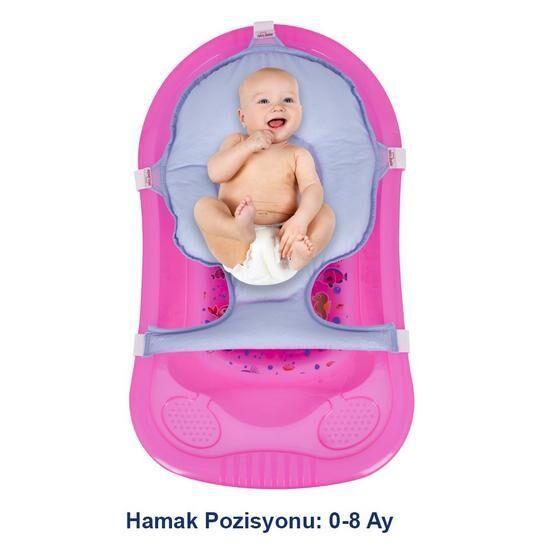 Sevi Bebe 11555 Mavi Çok Fonksiyonlu Bebek Banyo Minderi ve Küvet Filesi