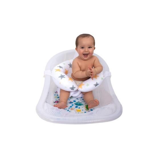 Sevi Bebe Desenli Oturaklı Bebek Banyo Filesi
