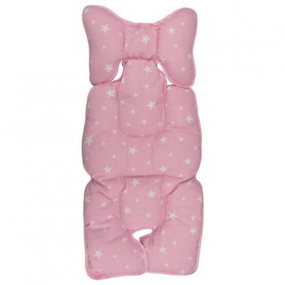 Sevi Bebe Pembe Yıldızlı Mama Sandalyesi Yedek Kılıfı
