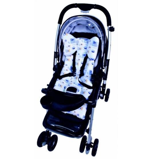 Sevi Bebe Puset Mavi Oto Koltuğu Minderi