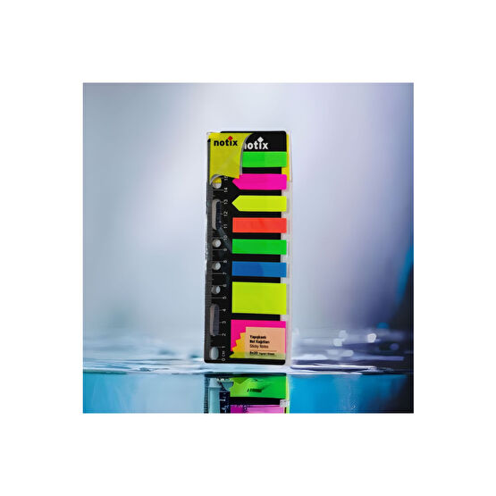 SEYFİKİRTASİYE Notıx Index Ayraç 8 Renk X 20yp Cetvelli Plastik Post-it Not Defteri & Bloknot Fiyatı