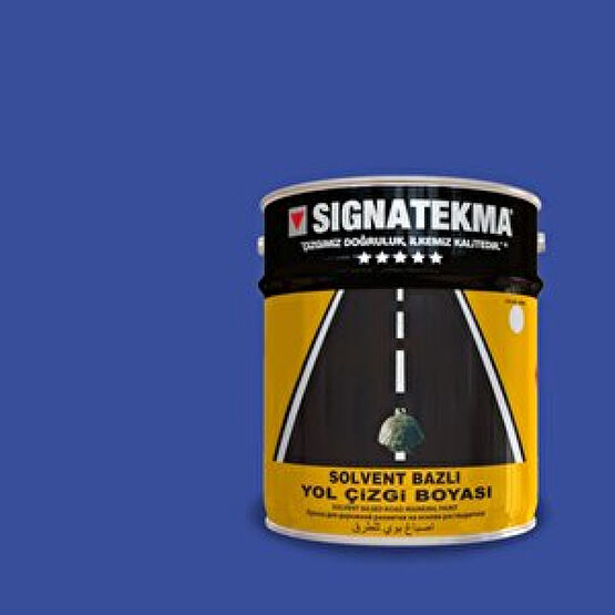 Signatekma Signawall - Alkid Esaslı Bordür Ve Kolon Boyası 25 Kg Mavi̇ Boyalar Fiyatı