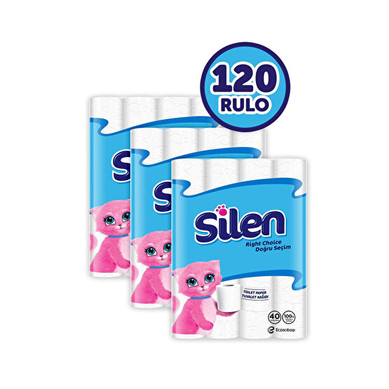 Silen Tuvalet Kağıdı 120li (40x3)