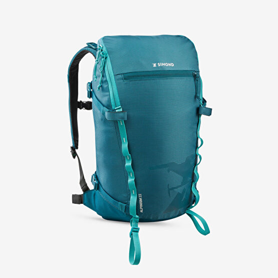 Simond Dağcılık Sırt Çantası - 22L - Yeşil / Mavi - Alpinism Sırt Çantası (Outdoor) Fiyatı