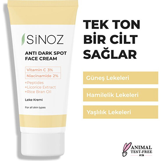 Sinoz Leke Kremi (Vitamin C 3% + Niacinamide 2%) 40 ML Leke Kremi Fiyatı