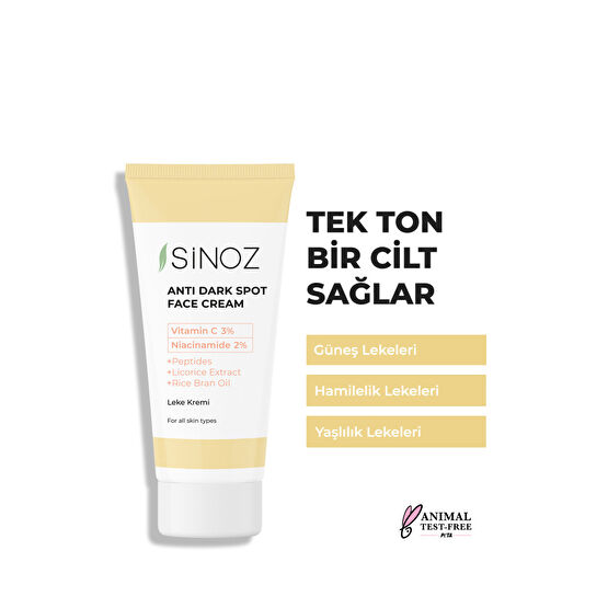 SİNOZ Sinoz Leke Kremi (VİTAMİN C 3% NİACİNAMİDE 2%) 0 ml