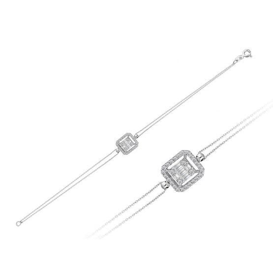 Sirius 0841B0007 Baget Pırlanta Taşlı Modern Bileklik