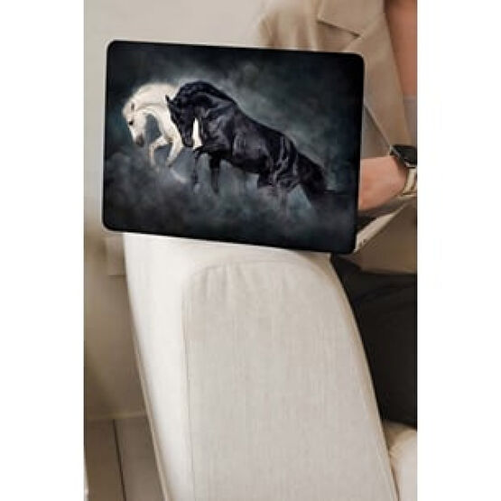 Siyah Beyaz Atlar Temalı Miyrem Sticker Tablet Aksesuarı Fiyatı
