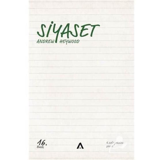 SIYASET - ANDREW HEYWOOD (ISBN:9789752500150)