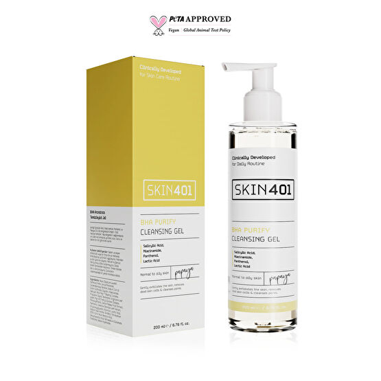 Skin401 Bha Arındırıcı Siyah Nokta Karşıtı Yüz Temizleme Jeli 200ml Makyaj Temizleyicileri Fiyatı