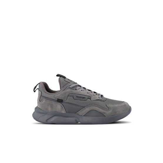 Slazenger OPTION Sneaker Erkek Ayakkabı Koyu Gri 43 Beden