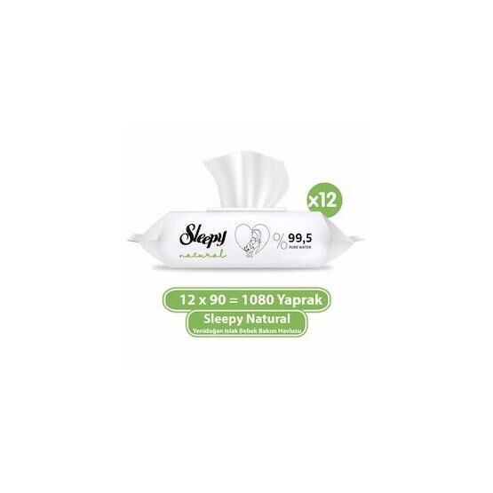 Sleepy Natural 12x90 Bebek Havlusu