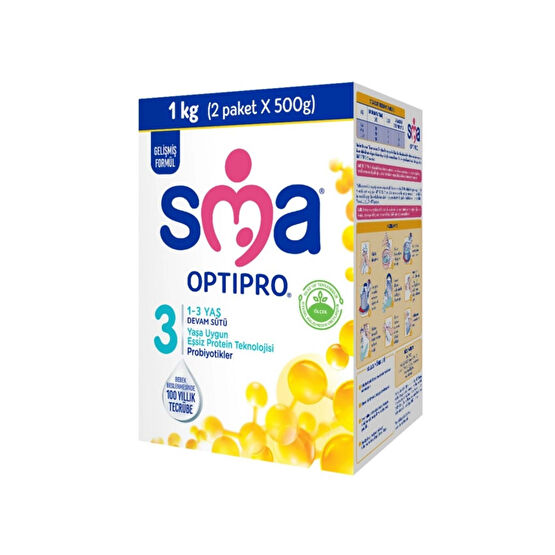 SMA Optıpro Probıyotık 3 Numara Bebek Sütü 1000 Gr